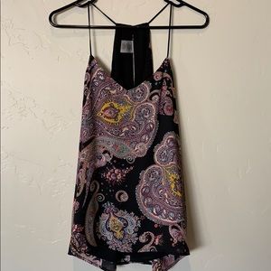 Express v- neck strappy tank top